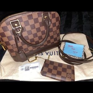 ***SOLD***** Louis Vuitton Alma BB Damier Ebene